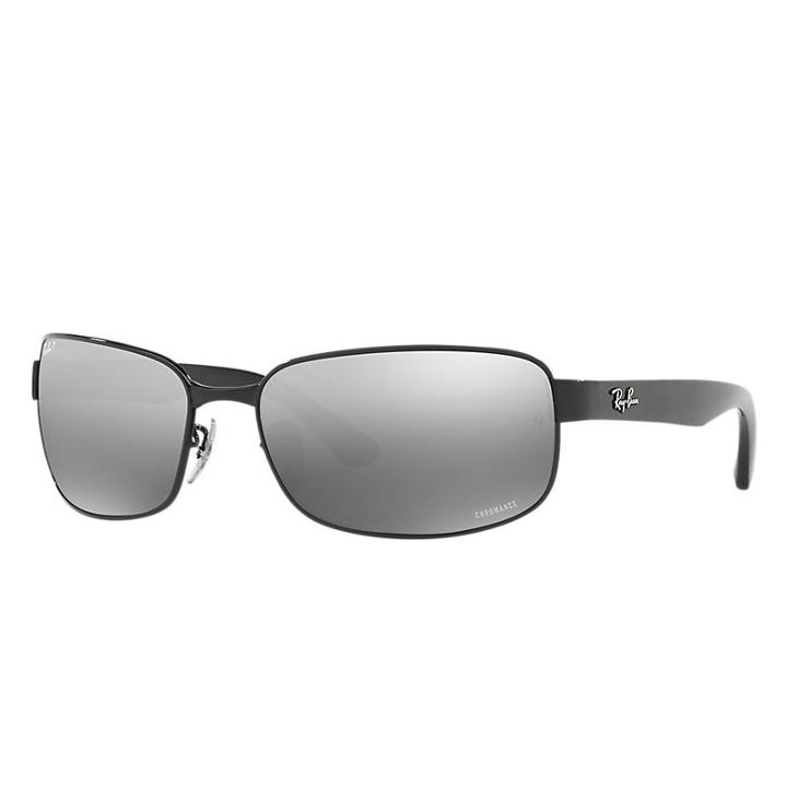 Ray-ban Rb3566 Chromance Black Sunglasses, Polarized Gray Lenses - Rb3566ch