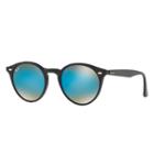 Ray-ban @collection Black Sunglasses, Blue Lenses - Rb2180