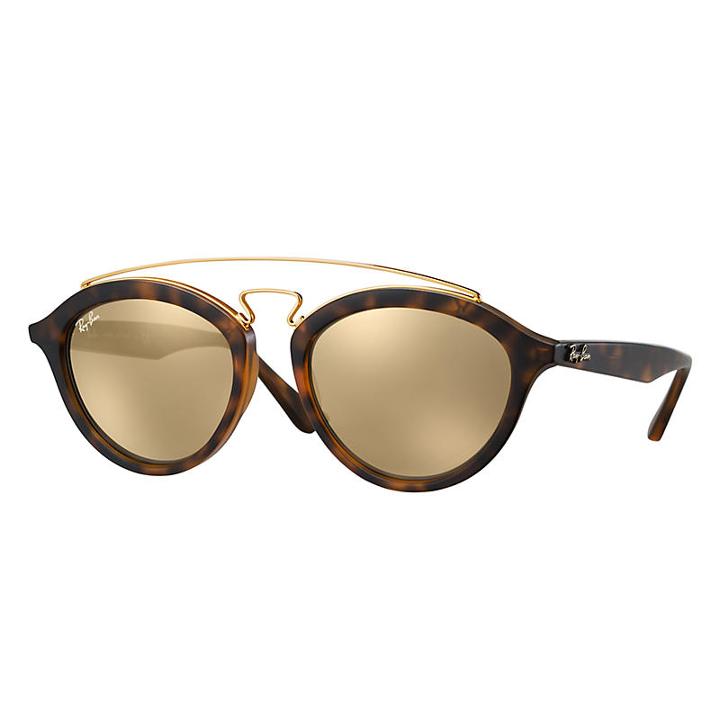 Ray-ban Women's Rb4257 Gatsby Ii Blue Sunglasses, Yellow Lenses