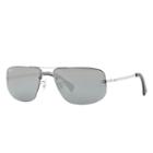 Ray-ban Silver  Sunglasses, Gray Lenses - Rb3497