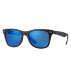Ray-ban Wayfarer Liteforce Black Sunglasses, Blue Lenses - Rb4195