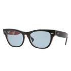 Ray-ban Women's Laramie Black Sunglasses, Blue Lenses - Rb4169