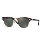 Ray-ban Clubmaster Classic Blue Sunglasses, Green Lenses - Rb3016