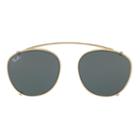 Ray-ban Men's Rb6355 Clip-on Gold Sunglasses - Rb6355c