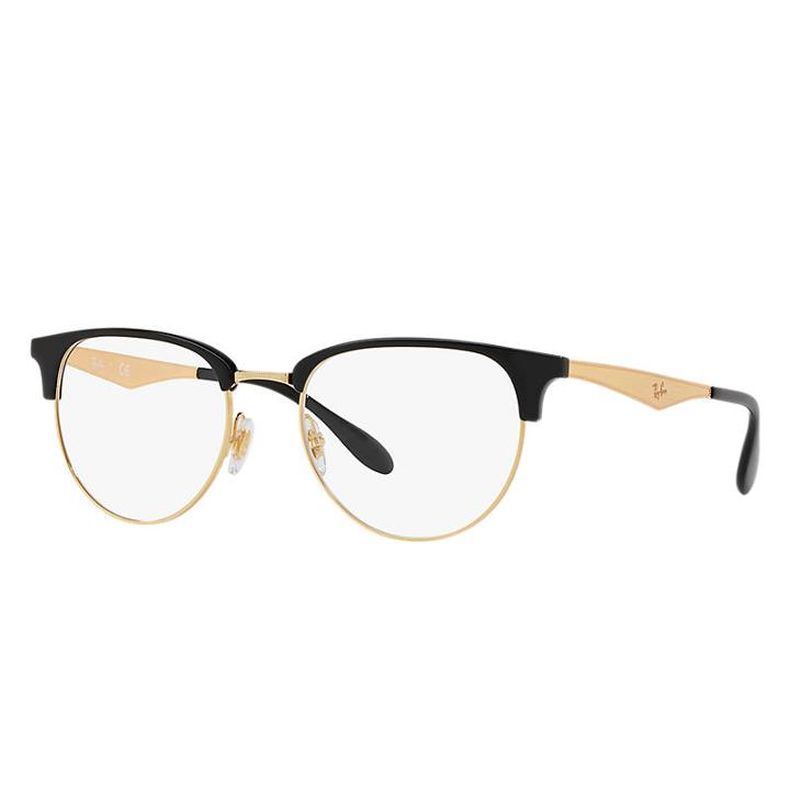 Ray-ban Gold Eyeglasses - Rb6396