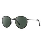 Ray-ban Round Craft Gunmetal Sunglasses, Green Lenses - Rb3475q