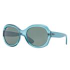 Ray-ban Women's Blue Sunglasses, Green Lenses - Rb4191