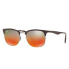 Ray-ban Brown Sunglasses, Orange Lenses - Rb3538