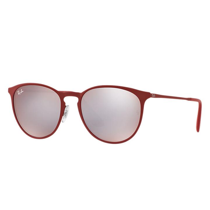 Ray-ban Women's Erika Metal Red Sunglasses, Pink Lenses - Rb3539