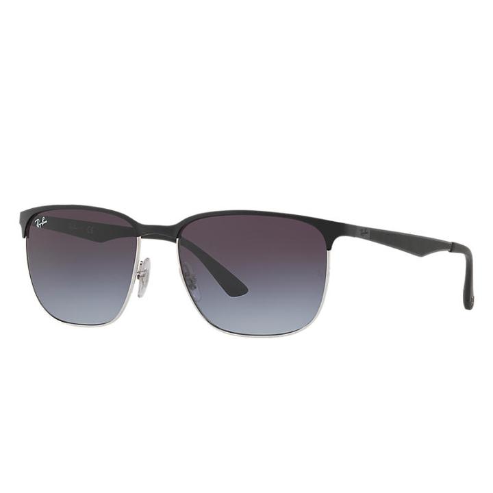 Ray-ban Black Sunglasses, Gray Lenses - Rb3569