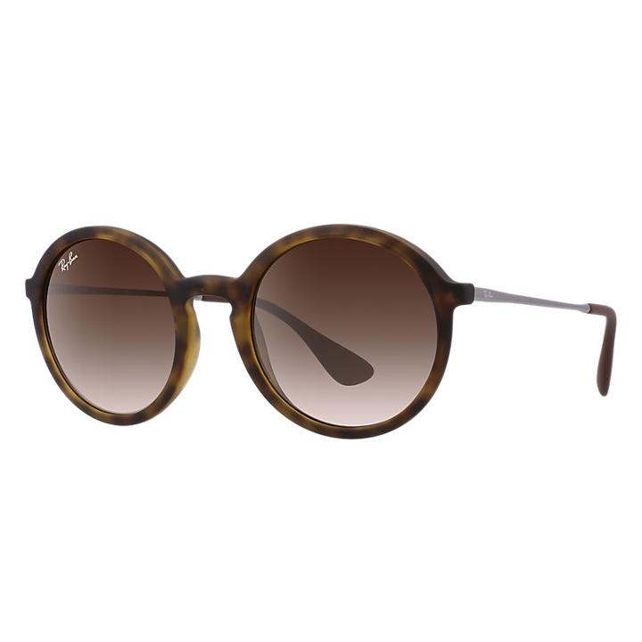 Ray-ban Gunmetal Sunglasses, Brown Lenses - Rb4222
