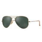 Ray-ban Aviator 1937 Gold Sunglasses, Green Lenses - Rb3025