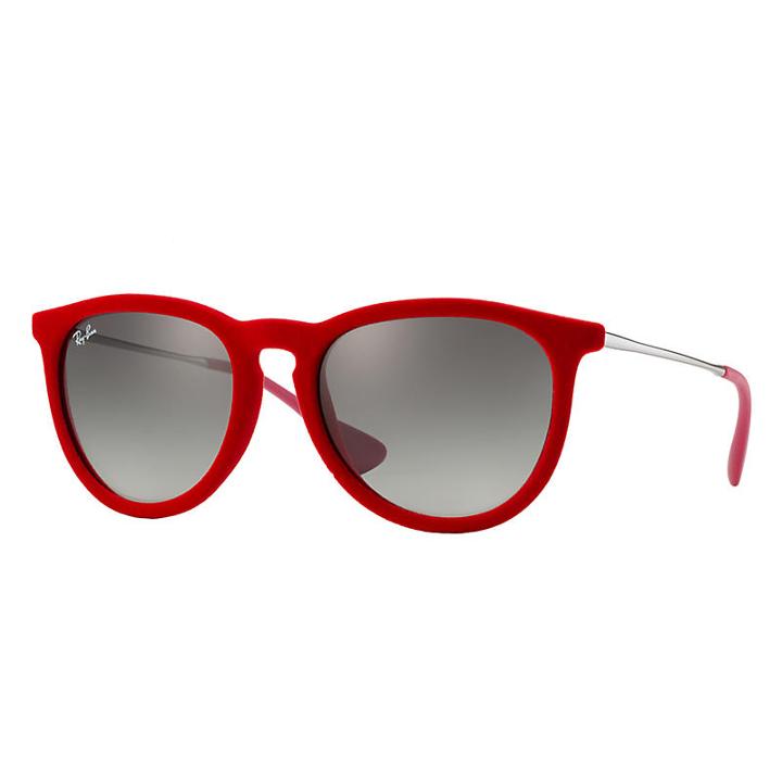Ray-ban Women's Erika Velvet Gunmetal Sunglasses, Gray Lenses - Rb4171