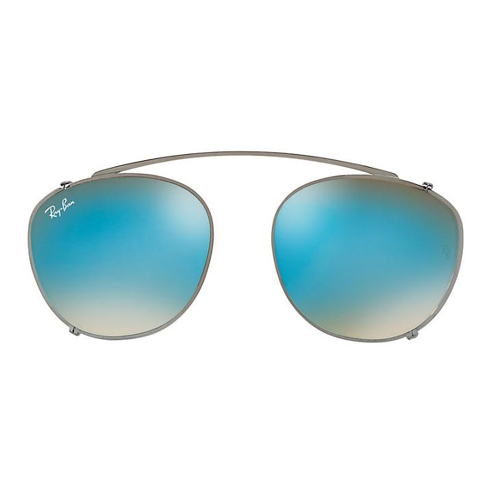 Ray-ban Rb6355 Clip-on Gunmetal Sunglasses - Rb6355c