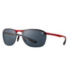Ray-ban Scuderia Ferrari Collection Red Sunglasses, Gray Lenses - Rb4302m