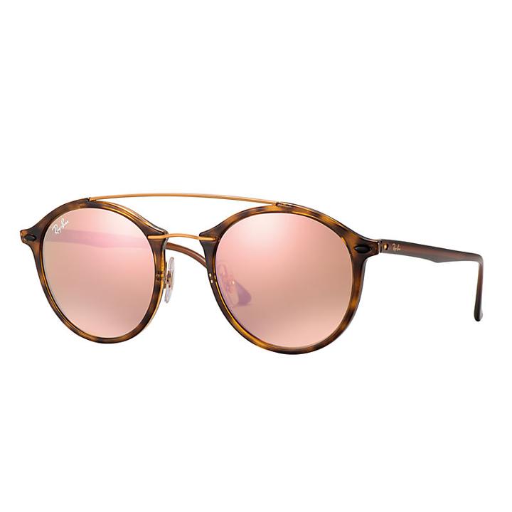 Ray-ban Brown Sunglasses, Pink Lenses - Rb4266