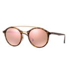 Ray-ban Brown Sunglasses, Pink Lenses - Rb4266