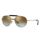 Ray-ban At Collection Gold Sunglasses, Blue Lenses - Rb3540