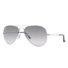 Ray-ban Aviator Gradient Silver - Rb3025