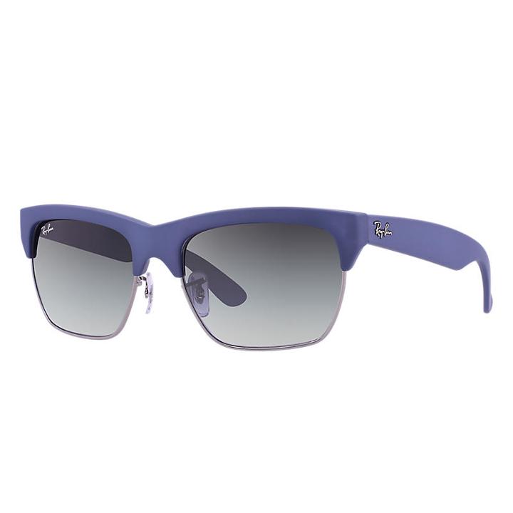 Ray-ban Dylan Blue Sunglasses, Gray Lenses - Rb4186