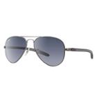 Ray-ban Aviator Carbon Fibre Black Sunglasses, Gray Lenses - Rb8307