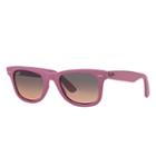 Ray-ban Men's Original Wayfarer Color Mix Pink Sunglasses, Gray Lenses - Rb2140