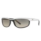 Ray-ban Men's Predator 2 White Sunglasses, Gray Lenses - Rb2027