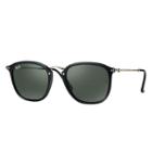Ray-ban Silver Sunglasses, Green Lenses - Rb2448n