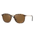 Ray-ban Gold Sunglasses, Brown Lenses - Rb2448n