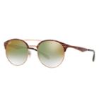 Ray-ban Blue Sunglasses, Green Lenses - Rb3545