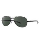 Ray-ban Men's Black Sunglasses, Green Lenses - Rb8301
