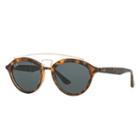 Ray-ban Gatsby Ii Blue Sunglasses, Green Lenses - Rb4257