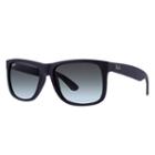 Ray-ban Men's Justin Classic Black Sunglasses, Gray Lenses - Rb4165