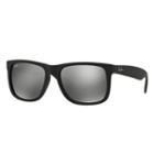 Ray-ban Men's Men's Justin Color Mix Black  Sunglasses, Gray Lenses - Rb4165