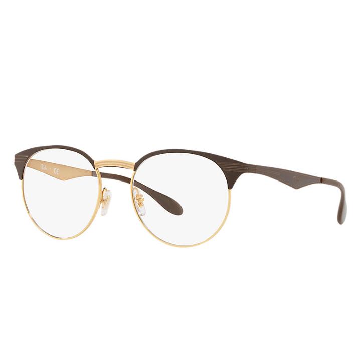 Ray-ban Brown Eyeglasses - Rb6406