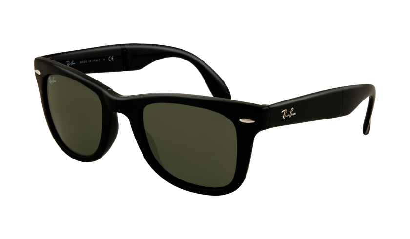 Ray-ban Rb4105-01 Folding Wayfarer  Sunglasses