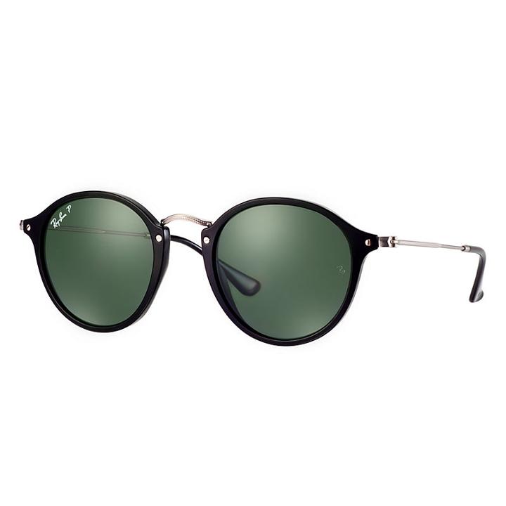 Ray-ban Round Fleck Silver, Polarized Lenses - Rb2447
