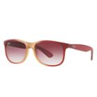 Ray-ban Andy Red Sunglasses, Pink Lenses - Rb4202