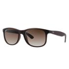 Ray-ban Men's Andy Brown Sunglasses, Brown Sunglasses Lenses - Rb4202