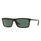 Ray-ban Men's Black Sunglasses, Green Lenses - Rb4214