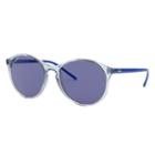 Ray-ban Blue Sunglasses, Violet Lenses - Rb4371