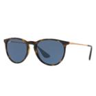 Ray-ban Women's Erika Color Mix Copper Sunglasses, Blue Lenses - Rb4171