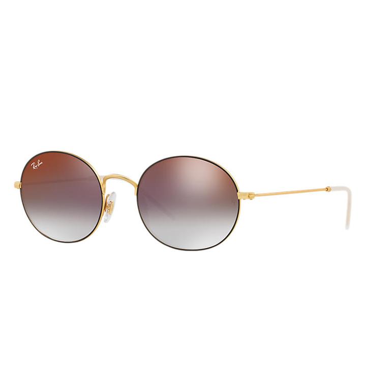 Ray-ban Gold Sunglasses, Gray Lenses - Rb3594