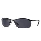 Ray-ban Black Sunglasses, Polarized Gray Lenses - Rb3183
