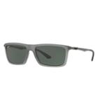 Ray-ban Gunmetal Sunglasses, Green Lenses - Rb4214