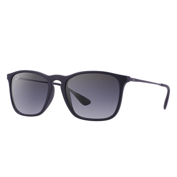 Ray-ban Men's Chris Black Sunglasses, Gray Lenses - Rb4187
