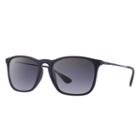 Ray-ban Men's Chris Black Sunglasses, Gray Lenses - Rb4187