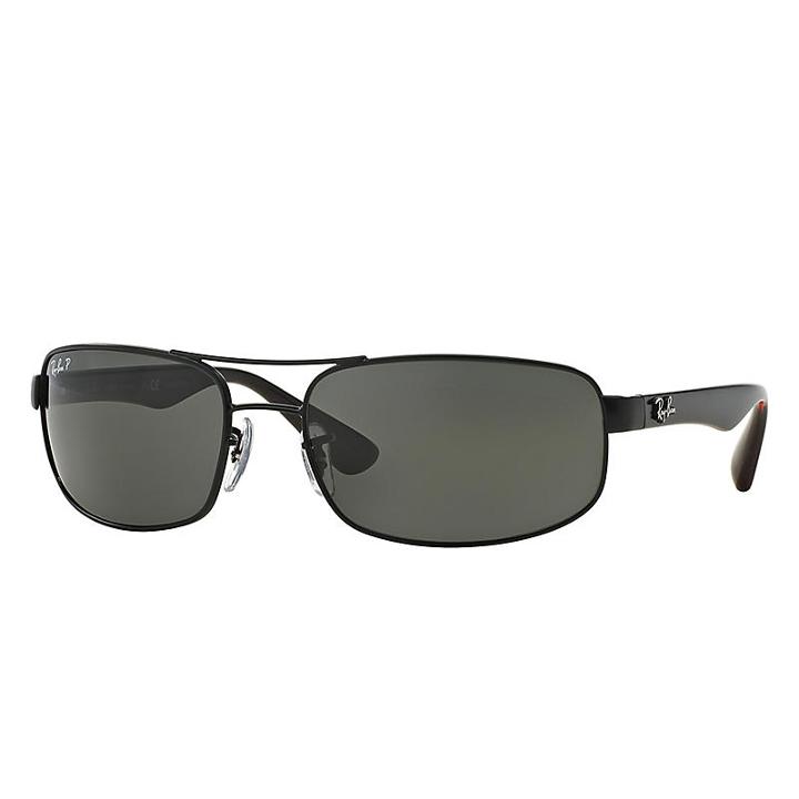 Ray-ban Men's Black Sunglasses, Polarized Gray Lenses - Rb3445