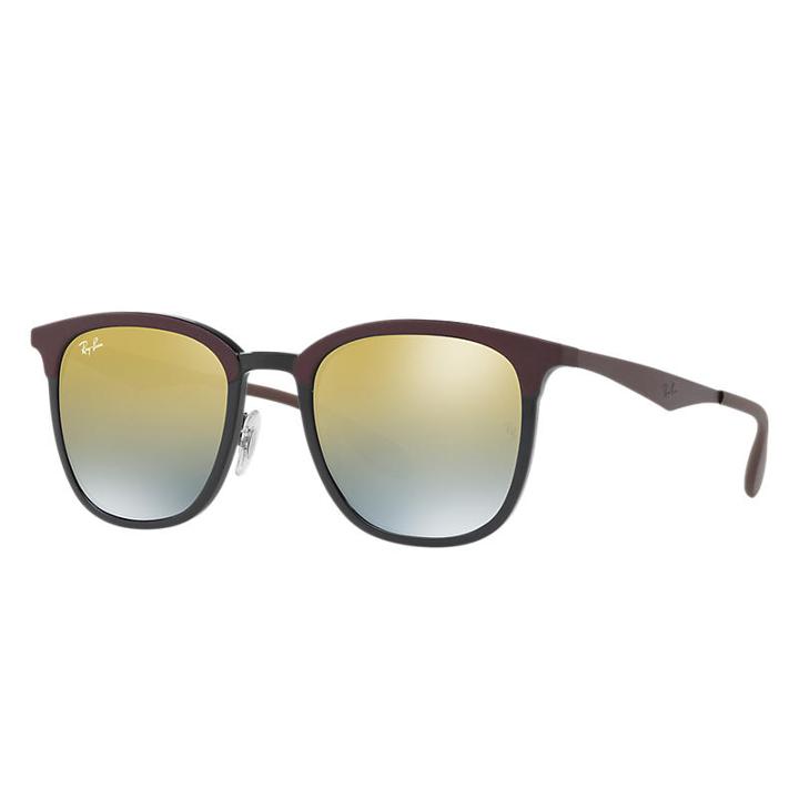 Ray-ban Brown Sunglasses, Green Lenses - Rb4278