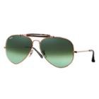 Ray-ban Men's Outdoorsman Ii Copper Sunglasses, Green Lenses - Rb3029